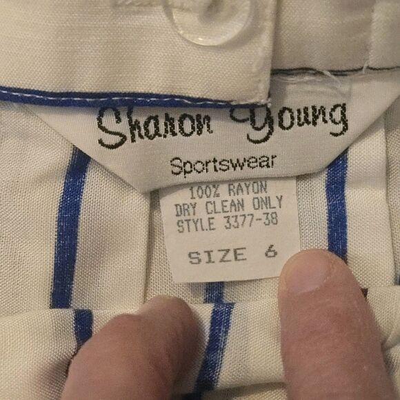 VTG Sharon Young 6 Skirt RARE Houston Astros Los Angeles Dodgers Game MLB - Picture 9 of 10